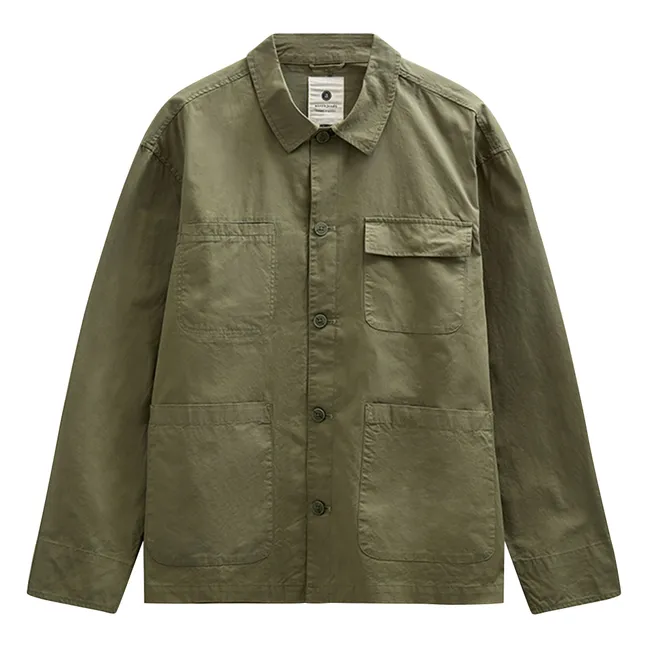 Akodin Cotton overshirt | Khaki