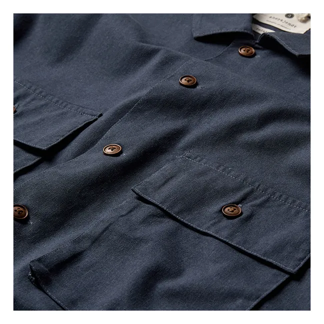 Camisa Akotto Linen | Indigo