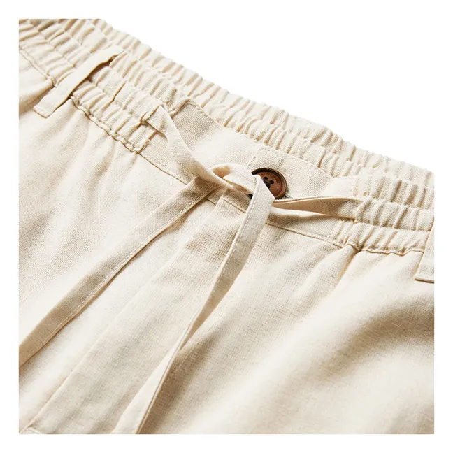 Pantalones de lino Akjan | Beige