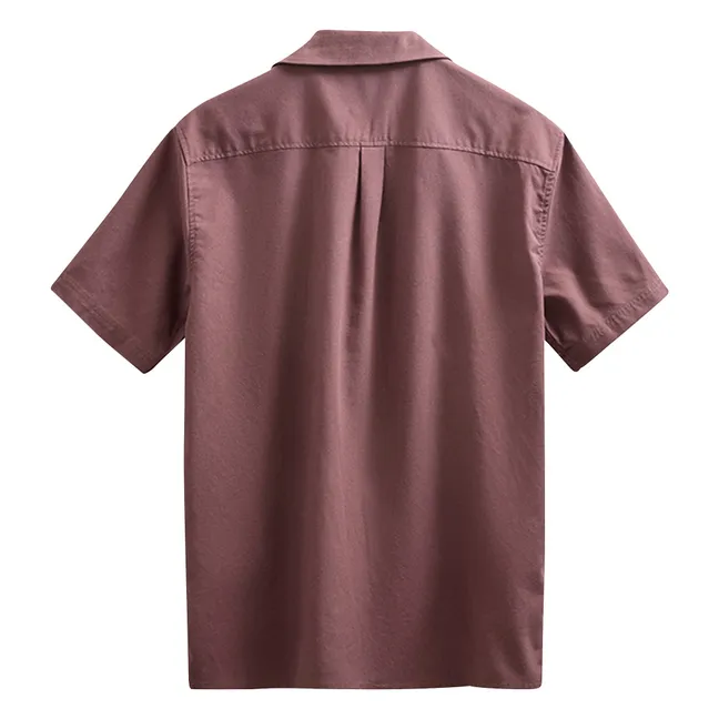 Camisa de lino Akleo | Burdeos