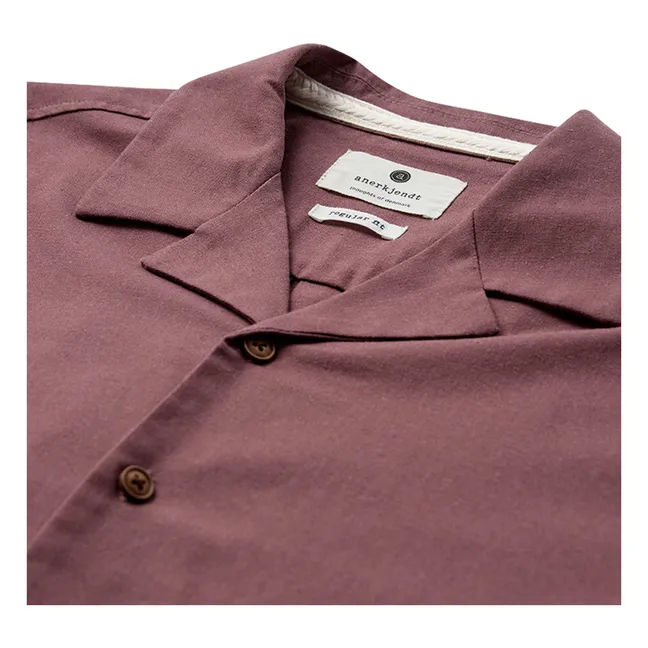 Camisa de lino Akleo | Burdeos