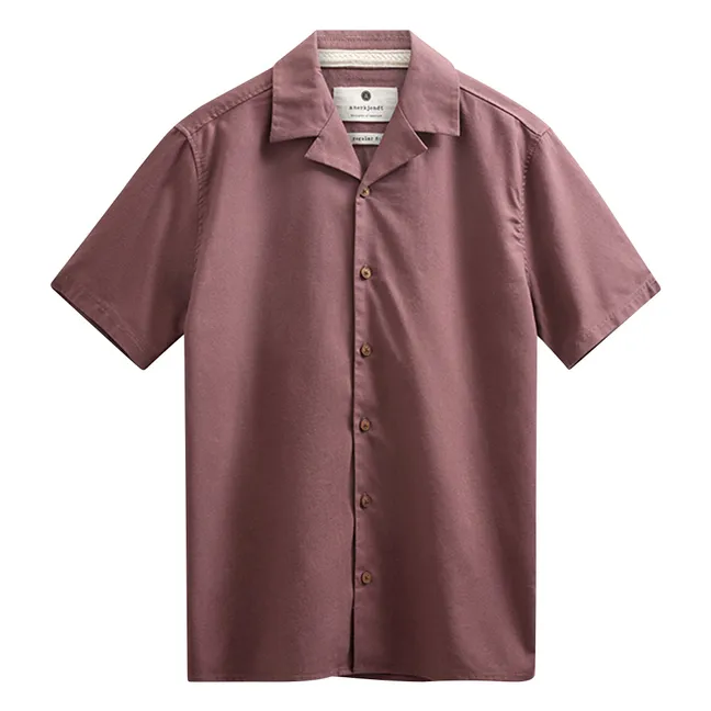 Camisa de lino Akleo | Burdeos