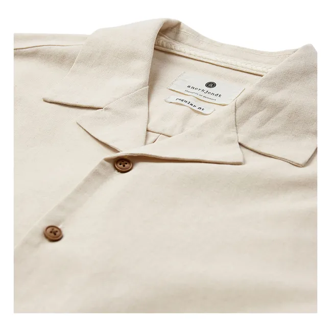 Camisa de lino Akleo | Crema