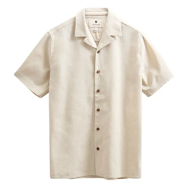 Camisa de lino Akleo | Crema