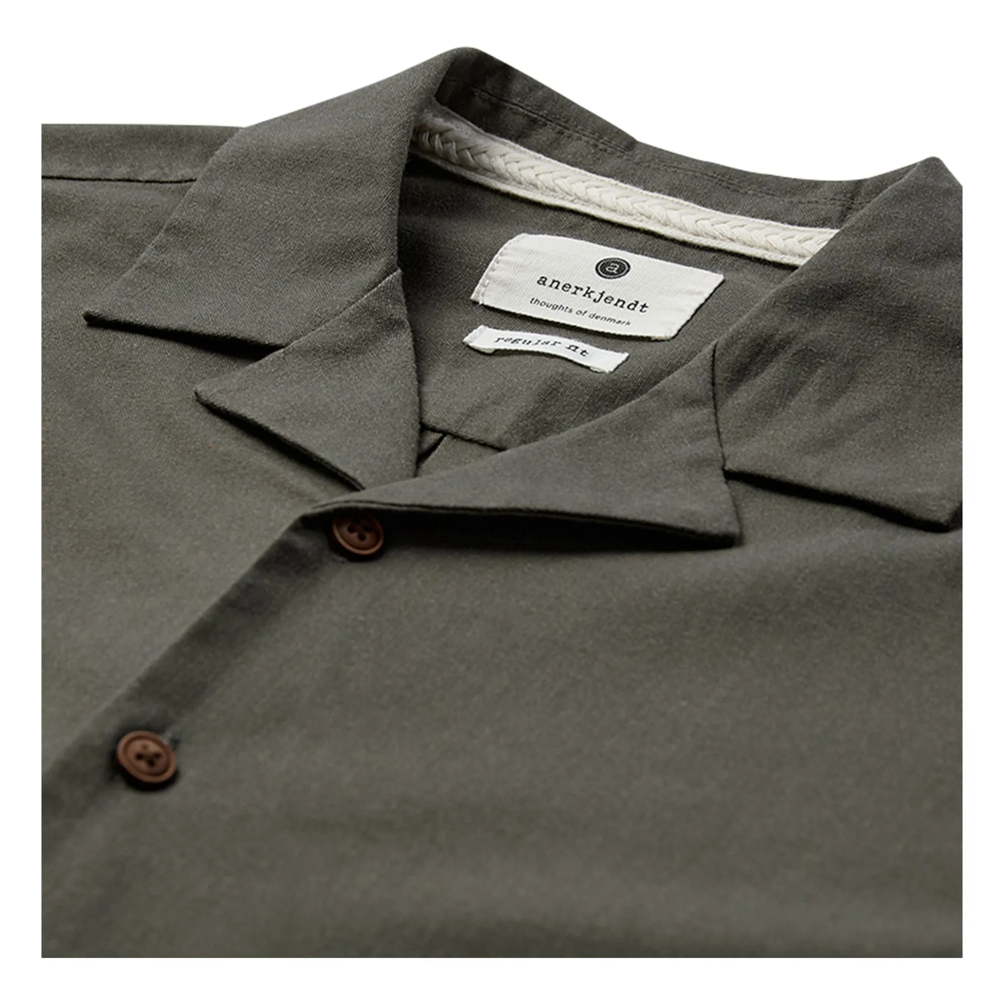 Chemise Akleo Lin | Vert foncé- Image produit n°2
