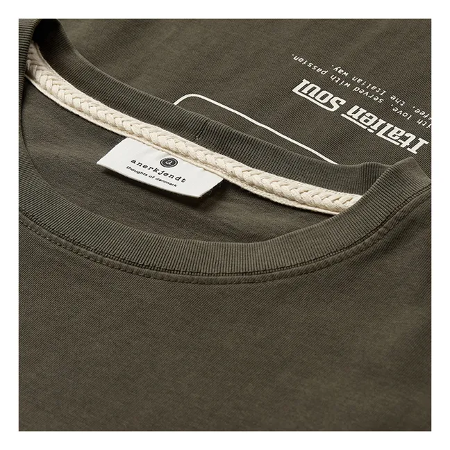 Akvillads Camiseta italiana | Verde Oscuro