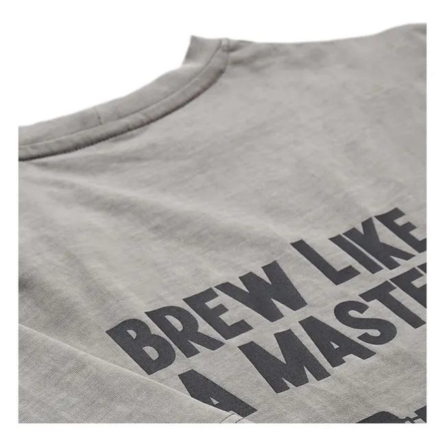 T-shirt Akvillads Brewlikeamaster | Gris chiné