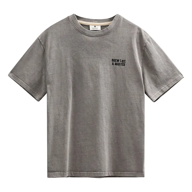 T-shirt Akvillads Brewlikeamaster | Gris chiné