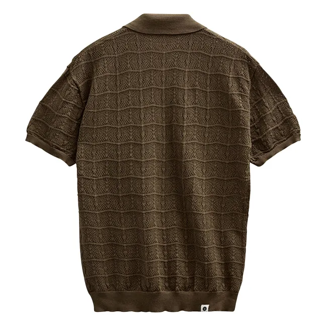 Polo Aksamuel Cardigan | Crème