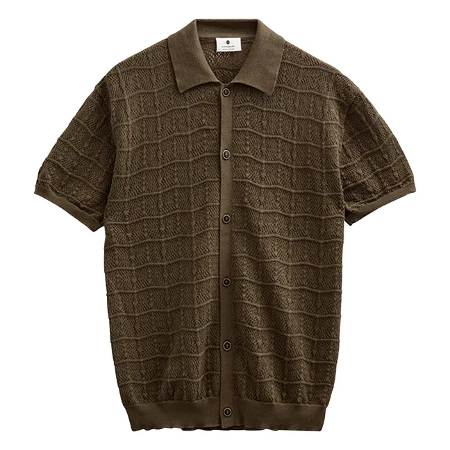 Polo Aksamuel Cardigan | Crème