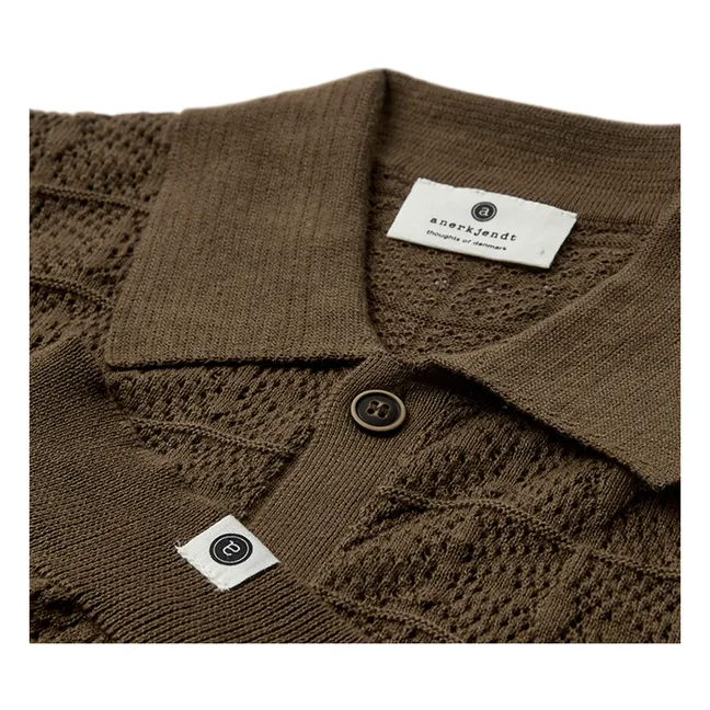 Polo Aksamuel Cardigan | Crème