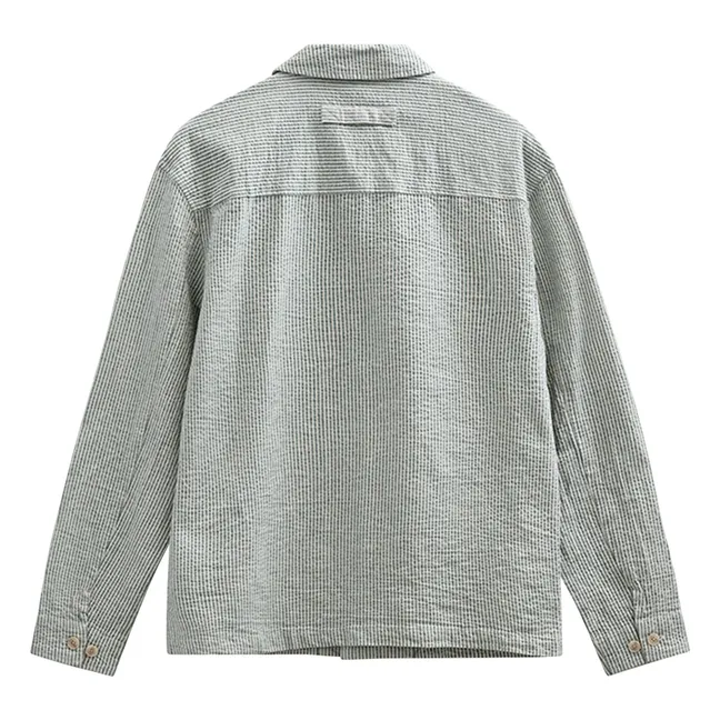 Sobrecamisa de rayas Akodin | Gris Claro