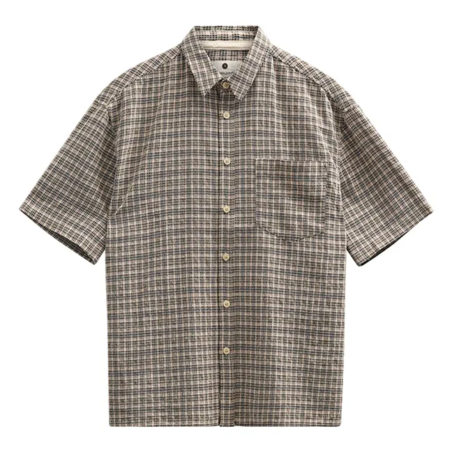 Camisa de cuadros Akotto Small | Marrón