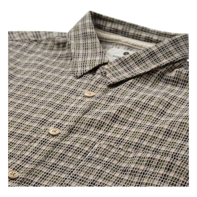 Camisa de cuadros Akotto Small | Marrón