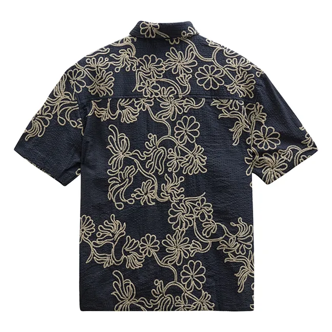Camisa Akotto Emb | Azul oscuro