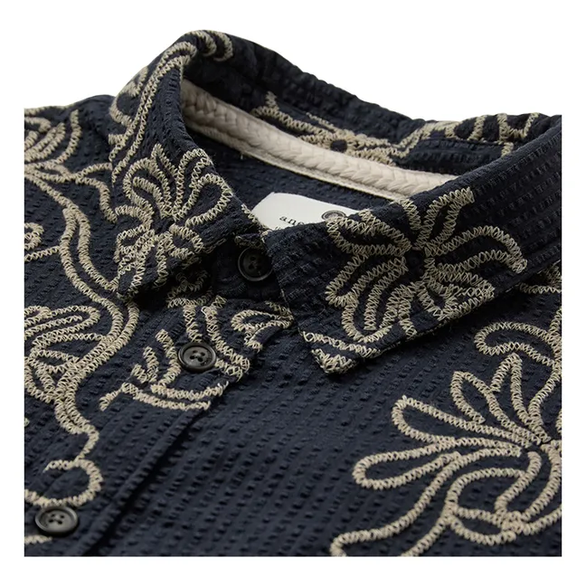 Camisa Akotto Emb | Azul oscuro