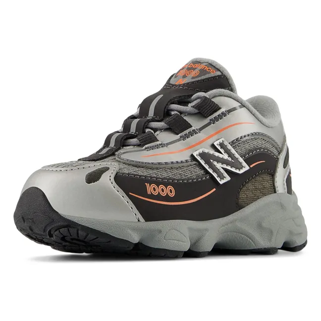 Zapatillas con cordones elásticos 1000 | Naranja flúor