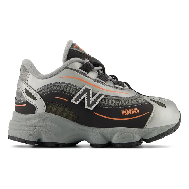 Zapatillas con cordones elásticos 1000 | Naranja flúor