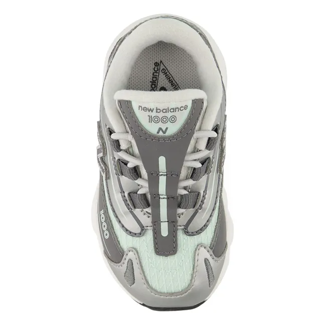 Sneaker mit elastischen Schnüren 1000 | Turquoise