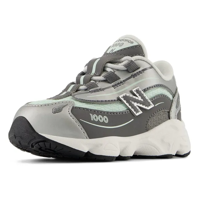 Sneakers in pizzo elasticizzato 1000 | Turquoise