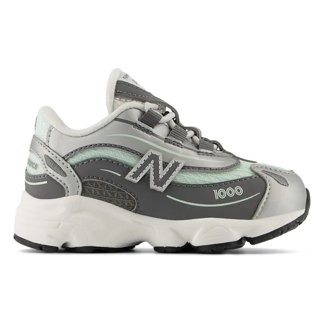 Sneakers in pizzo elasticizzato 1000 | Turquoise