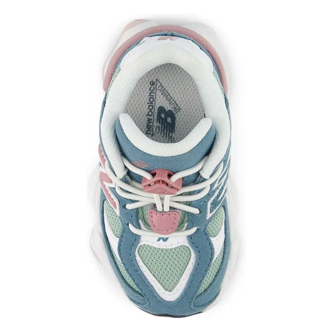 Zapatillas con cordones elásticos 9060 | Verde Oscuro