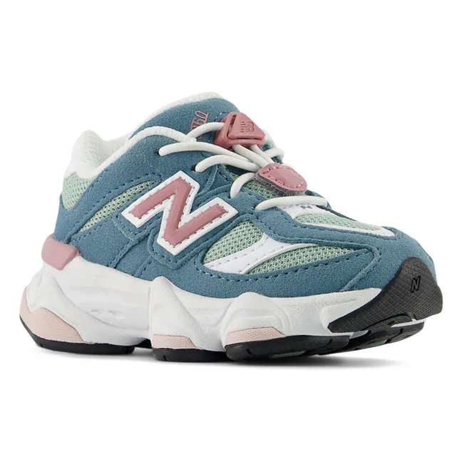 Zapatillas con cordones elásticos 9060 | Verde Oscuro