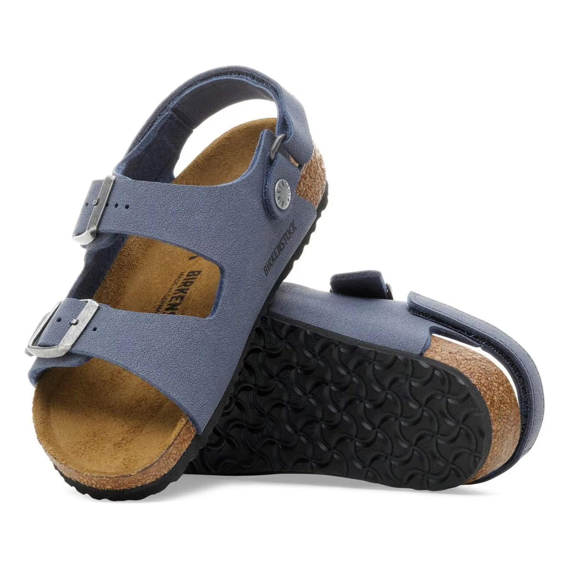 Sandales Milano AS Kids Birko-Flor Birkibuc | Classic navy- Image produit n°3