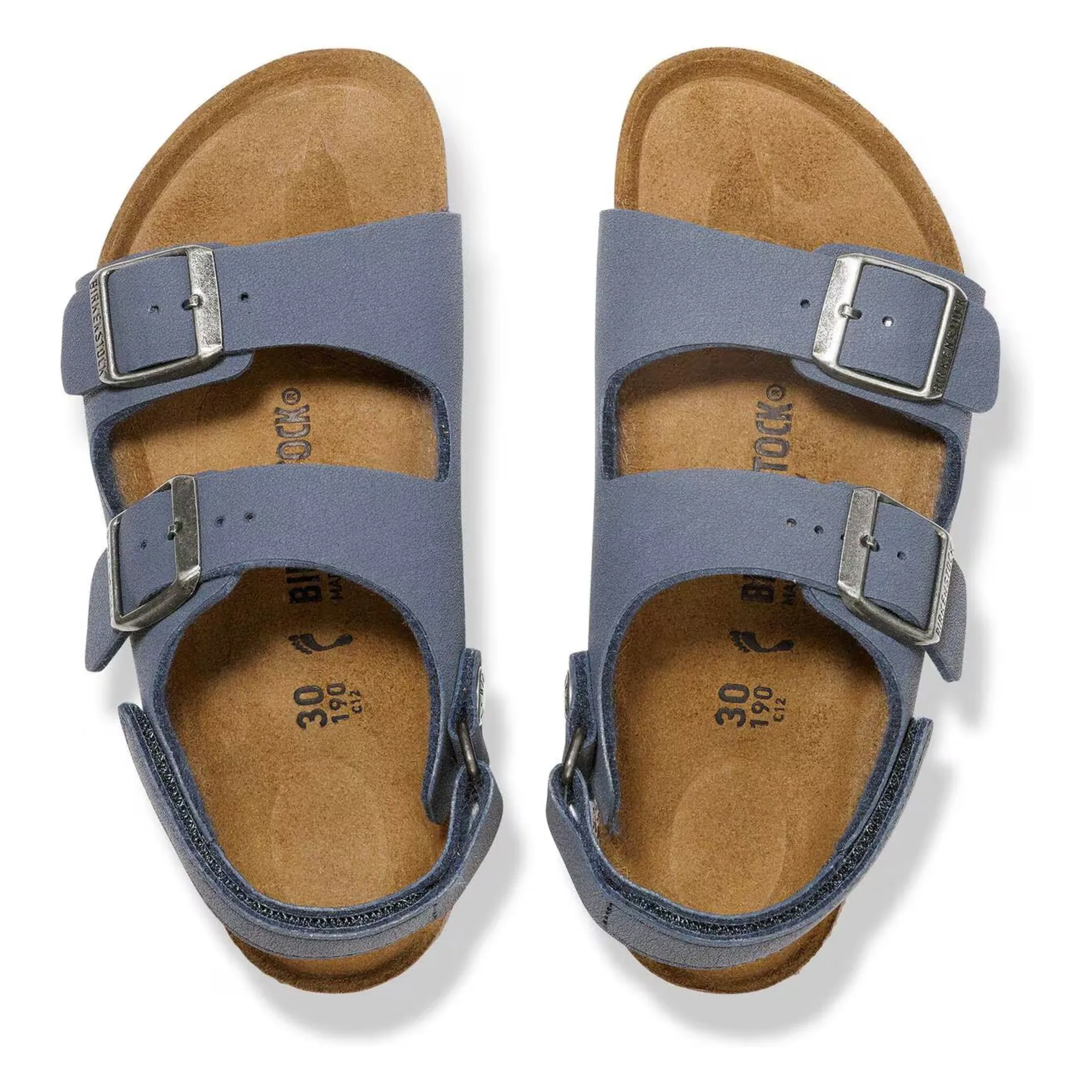 Sandales Milano AS Kids Birko-Flor Birkibuc | Classic navy- Image produit n°1