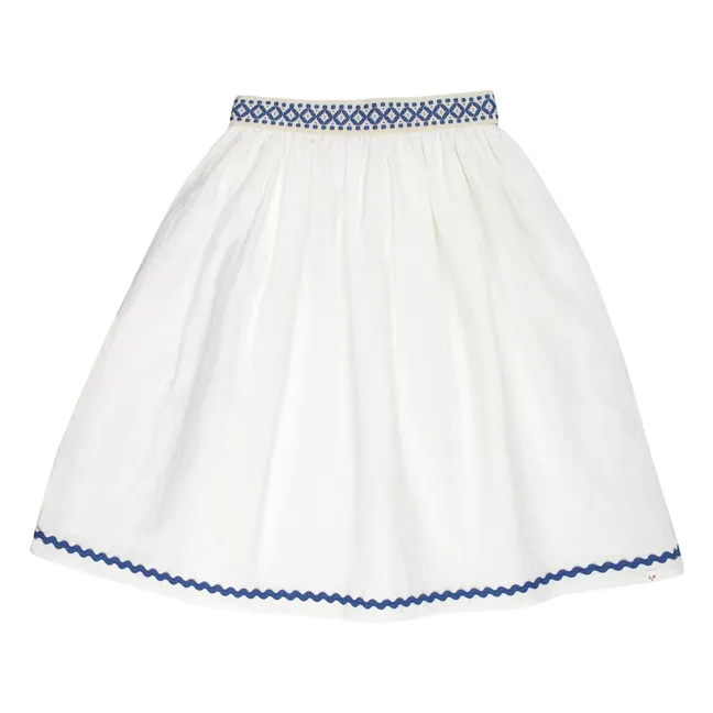 Bordalo Belted Skirt | White