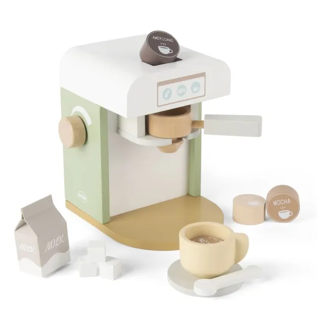 Machine à café en bois FSC | Vert