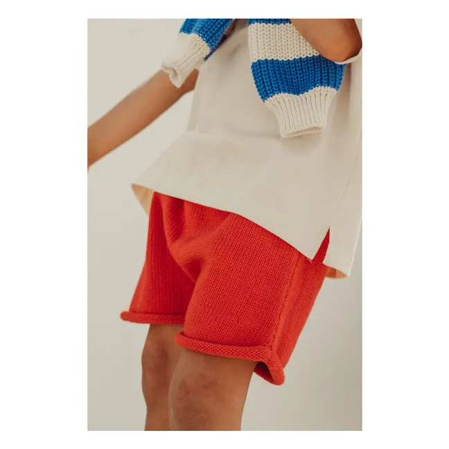 Short Maille Jobim Coton Bio | Rouge