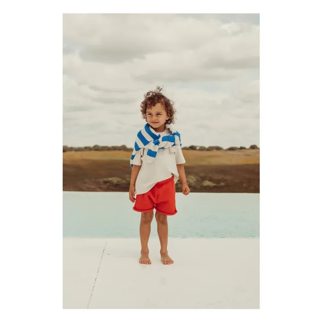 Short Maille Jobim Coton Bio | Rouge