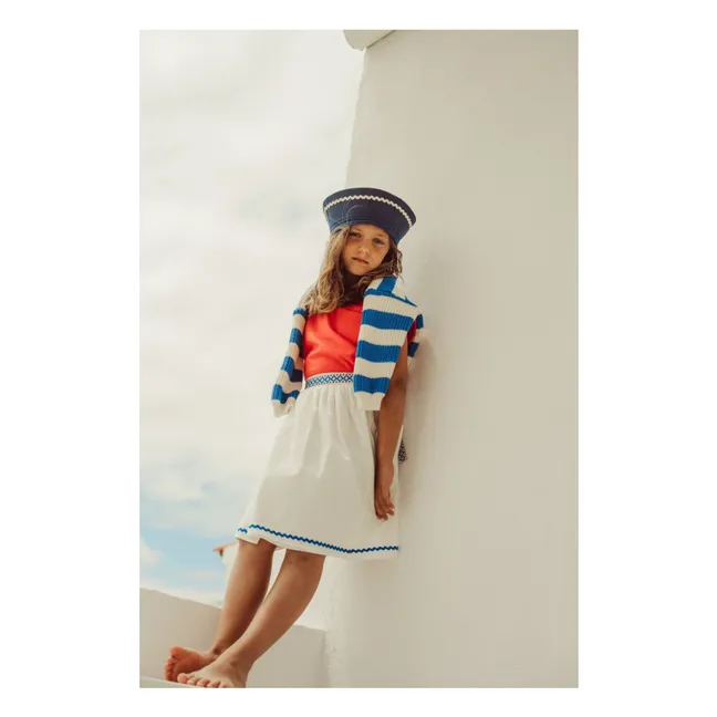 Bordalo Belted Skirt | White