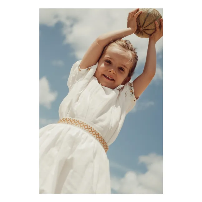 Falda con cinturón Bordalo | Ocre