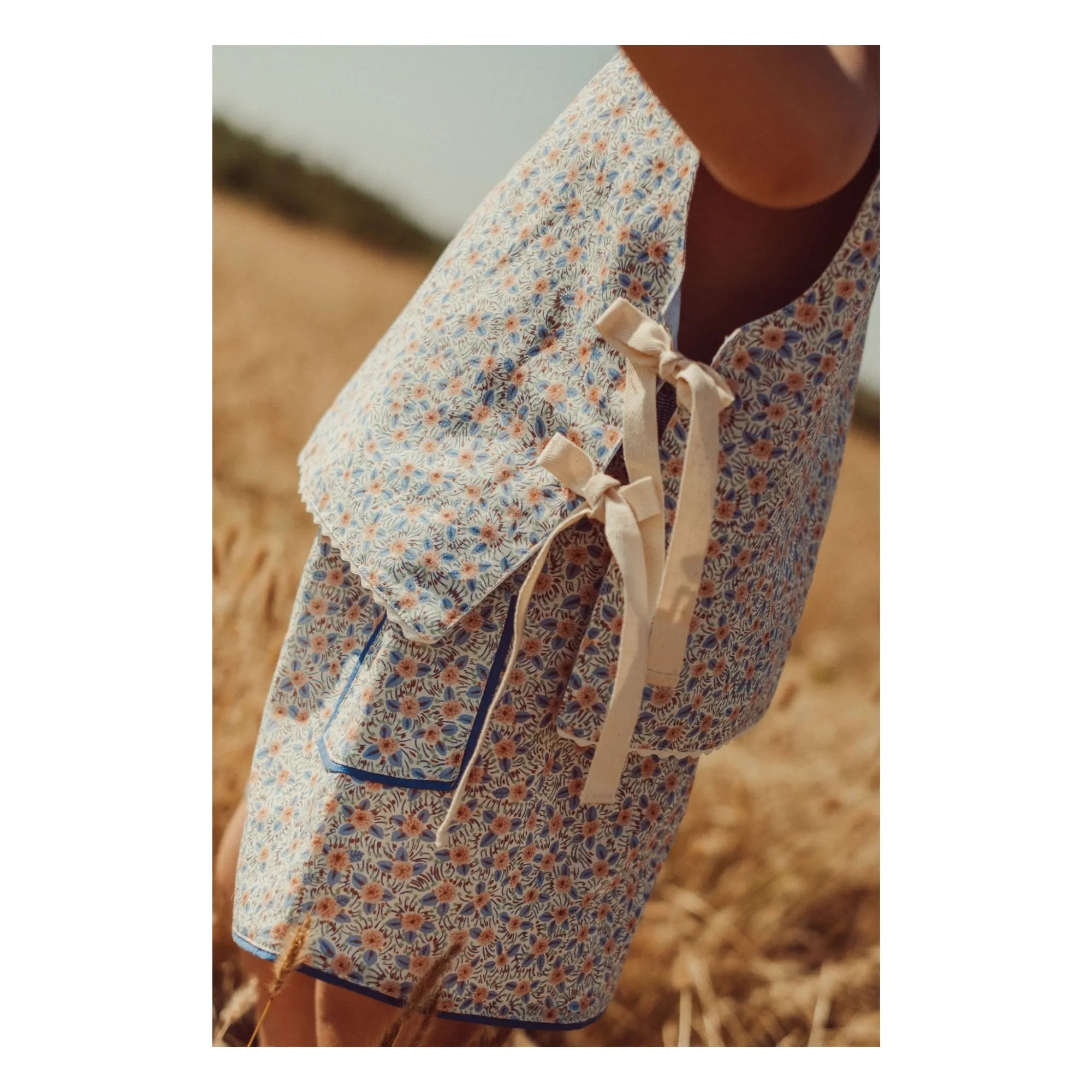 Veste Sans Manches Réversible Louise Fibres Recyclées | Ecru- Image produit n°1