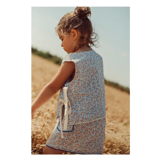 Louise Reversible Sleeveless Jacket Recycled fibers | Ecru