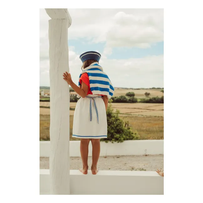 Bordalo Belted Skirt | White