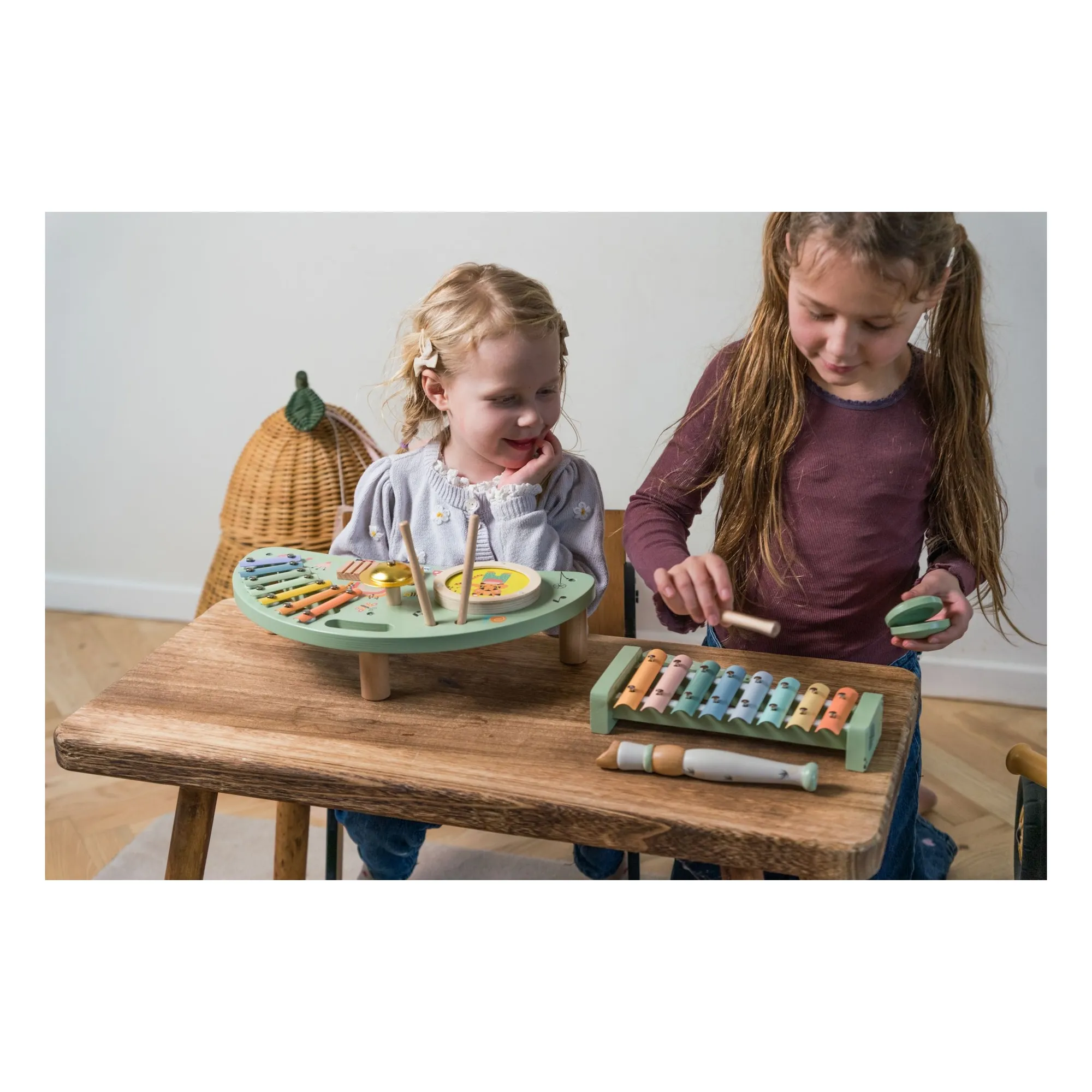 Dantoy - Instruments de musique en bois FSC - Set de 4 (dantoy) - Image 1