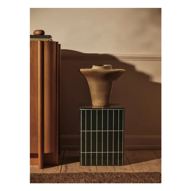 Mesa auxiliar de columna | Verde