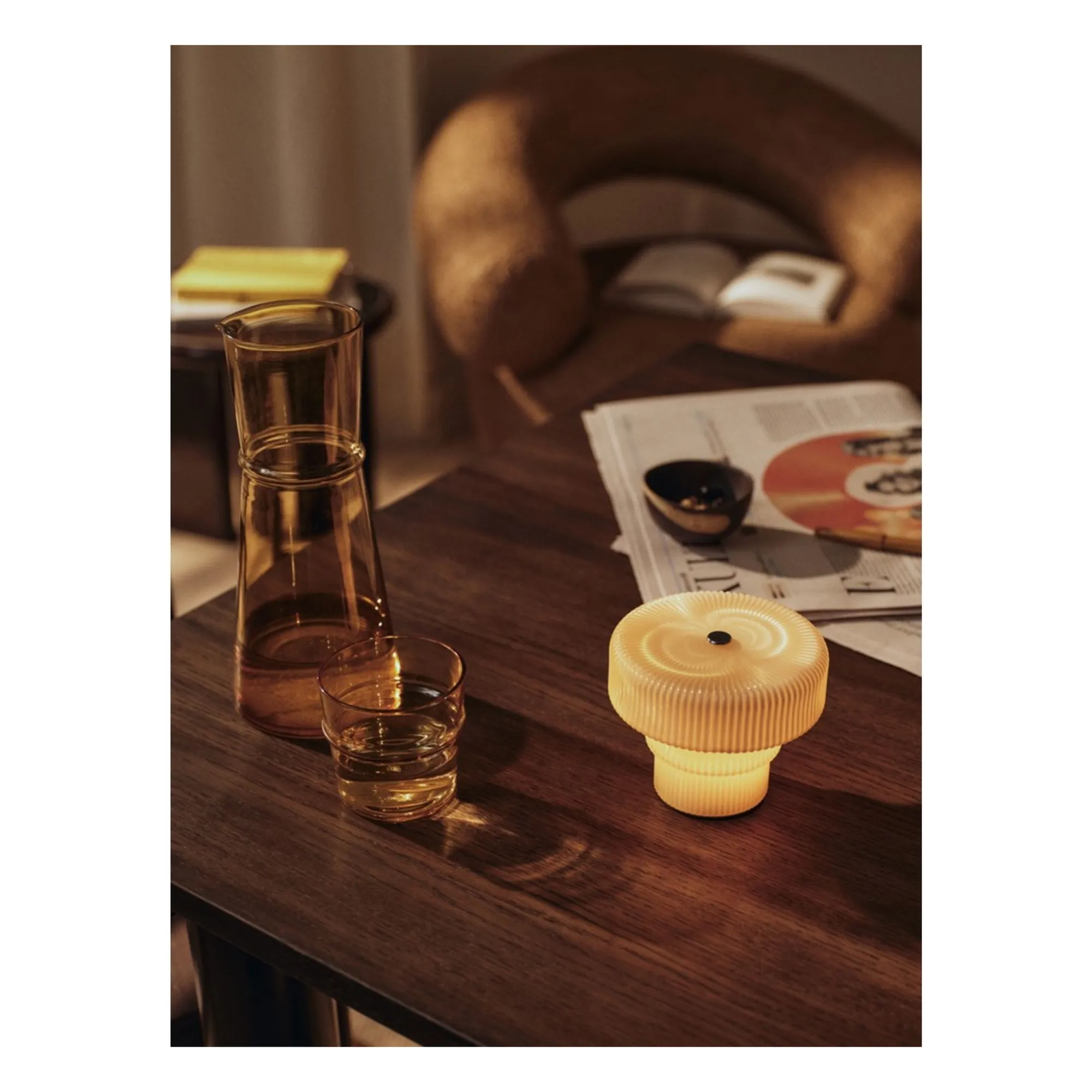 Lampe à poser Ripple | Avoine- Image produit n°2