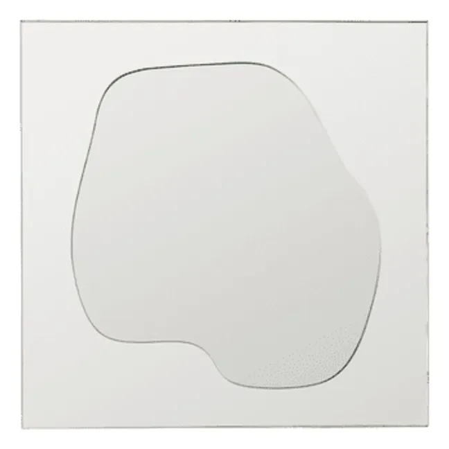 Miroir Folia | Argenté