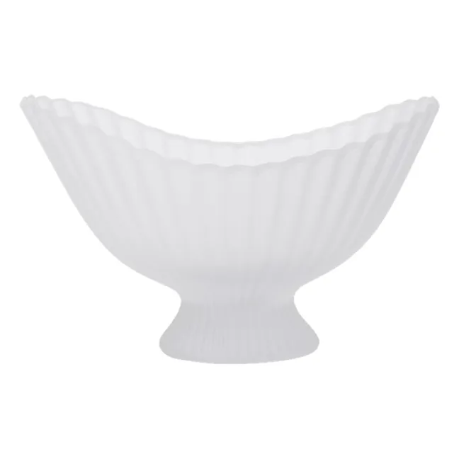 Coupe en verre Fountain | Blanc