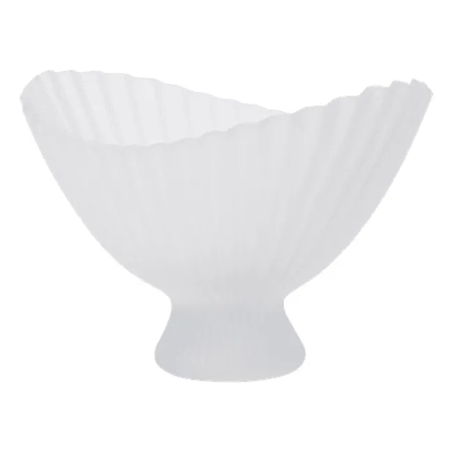 Coupe en verre Fountain | Blanc