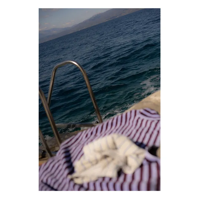 Naram bath towel | Burgundy