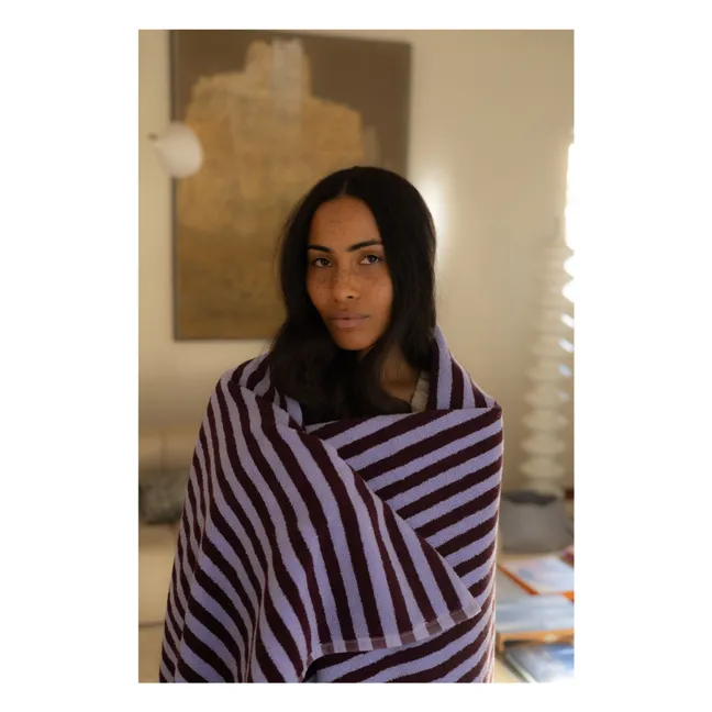 Naram bath towel | Burgundy
