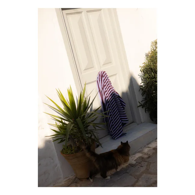 Serviette de bain Naram | Bordeaux