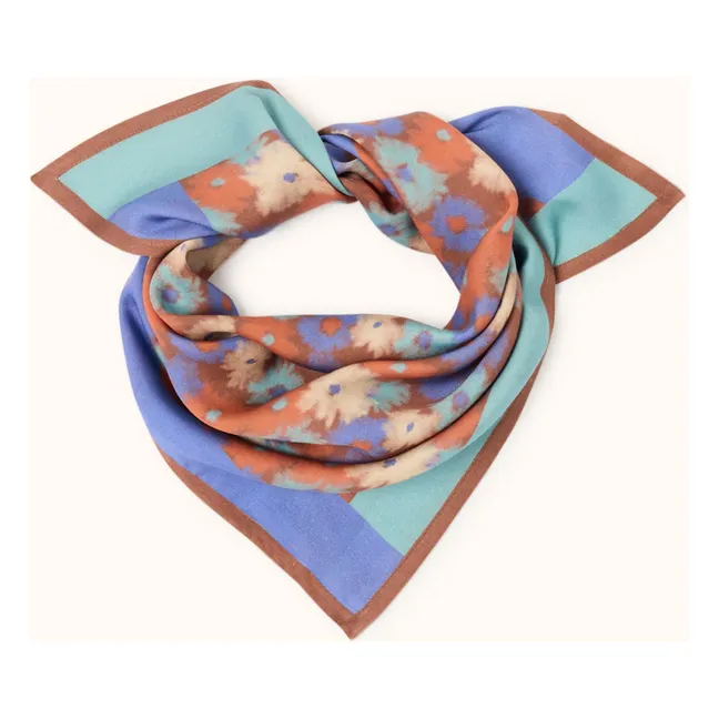 Bufanda floreada Lalavido | Azul