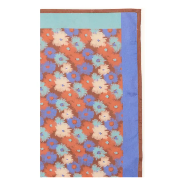 Bufanda floreada Lalavido | Azul