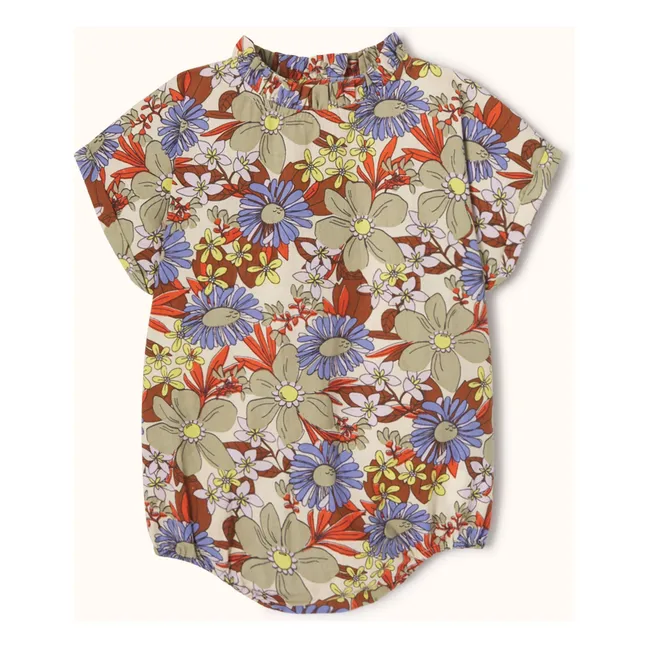 Pelele floral Kalak  | Verde